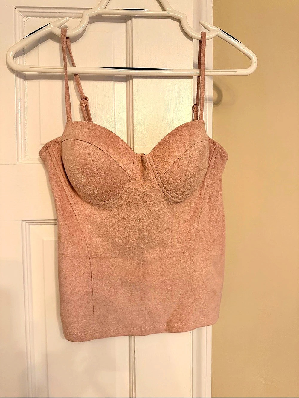 GUESS Pink Bustier Top